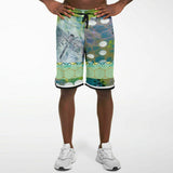 Dragonfly Abstract Print Basketball Shorts Basketball Shorts - Thathoodyshop