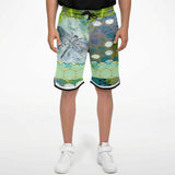 Dragonfly Abstract Print Basketball Shorts Basketball Shorts - Thathoodyshop