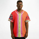 Chili Pepper Colorblock Trio Button Front Jersey Button Front Shirt - Thathoodyshop