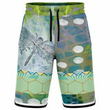 Dragonfly Abstract Print Basketball Shorts Basketball Shorts - Thathoodyshop