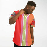 Chili Pepper Colorblock Trio Button Front Jersey Button Front Shirt - Thathoodyshop