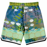 Dragonfly Abstract Print Basketball Shorts Basketball Shorts - Thathoodyshop