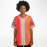 Chili Pepper Colorblock Trio Button Front Jersey Button Front Shirt - Thathoodyshop