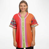 Chili Pepper Colorblock Trio Button Front Jersey Button Front Shirt - Thathoodyshop