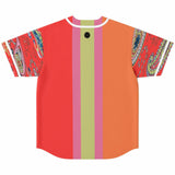 Chili Pepper Colorblock Trio Button Front Jersey Button Front Shirt - Thathoodyshop