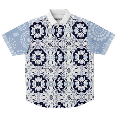 El Presidente S/S Button Down Shirt Short Sleeve Button Down Shirt - AOP - Thathoodyshop