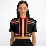 Gold Line Black Cropped Sweater Cropped Sweater - Thathoodyshop