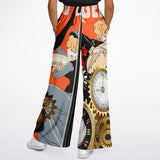 Dance Steps Pinstripe Flare Leg Joggers Bellbottoms - Thathoodyshop