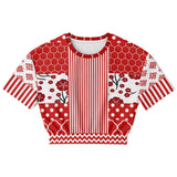 Red Crimson Cropped Sweater Cropped Sweater - Thathoodyshop