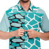 Grand Cayman S/S Button Down Shirt Short Sleeve Button Down Shirt - AOP - Thathoodyshop