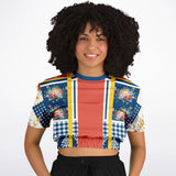 Porcelain Fleur Cropped Sweater Cropped Sweater - Thathoodyshop