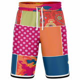 Chili Pepper Camo Fatigue Basketball Shorts Basketball Short Rib - AOP - Thathoodyshop