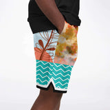 Pleasure Point Basketball Shorts Basketball Short Rib - AOP - Thathoodyshop