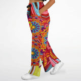 Hippy-Dippy Red Stretchy Phat Bellbottoms Bellbottoms - Thathoodyshop