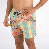 So Good! Dunkies Swim Trunks Men - AOP - Thathoodyshop