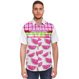 Tasty Treat S/S Button Down Shirt Short Sleeve Button Down Shirt - AOP - Thathoodyshop
