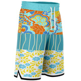 Blue Bullwinkle Basketball Shorts Basketball Short Rib - AOP - Thathoodyshop