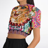 Princess Tea Time Cropped Sweater Cropped Sweater - Thathoodyshop