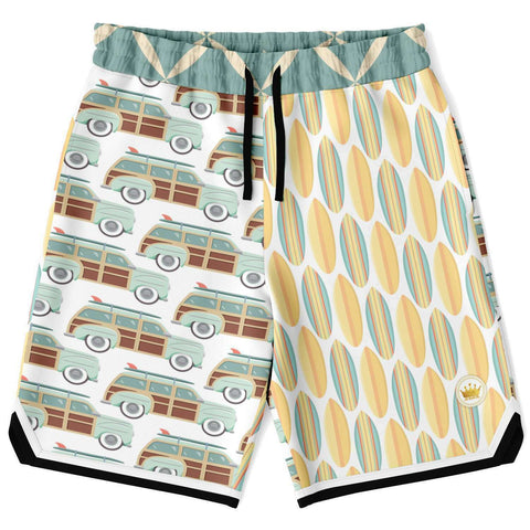 Surf's Up Basketball Shorts Basketball Short Rib - AOP - Thathoodyshop