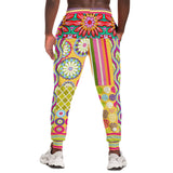 Hello Janis! Yellow Patchwork Unisex Eco-Poly Joggers Jogger - Thathoodyshop