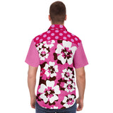 Shangri-La S/S Button Down Shirt Short Sleeve Button Down Shirt - AOP - Thathoodyshop