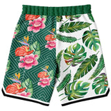Tropical Reflection Basketball Shorts Basketball Short Rib - AOP - Thathoodyshop