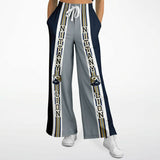 Nittany Blue and Grey Fleece Flare Leg Joggers Bellbottoms - Thathoodyshop