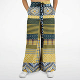 Dauphin Patchwork Print Stretchy Phat Bellbottoms Bootcut Pants - Thathoodyshop