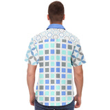 Blue Skies Ahead S/S Button Down Shirt Short Sleeve Button Down Shirt - AOP - Thathoodyshop