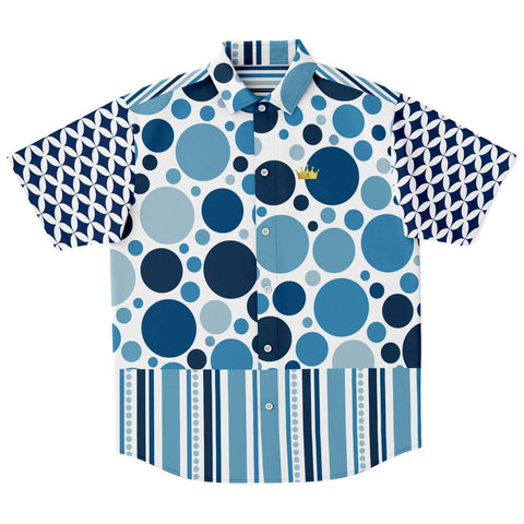 Oceans 20 S/S Button Down Shirt Short Sleeve Button Down Shirt - AOP - Thathoodyshop