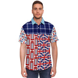 Long Live the Queen S/S Button Down Shirt Short Sleeve Button Down Shirt - AOP - Thathoodyshop