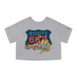 Cruisin Route 66 Cropped T-Shirt T-Shirt - Thathoodyshop