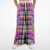 Mercury Retrograde Plaid SW Bellbottoms Flare Leg Pants - Thathoodyshop