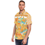 Coral Gables S/S Button Down Shirt Short Sleeve Button Down Shirt - AOP - Thathoodyshop