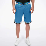 Aqua Amarillo Basketball Shorts Basketball Short Rib - AOP - Thathoodyshop