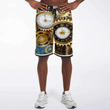 Steampunk Galactica Basketball Shorts Basketball Short Rib - AOP - Thathoodyshop