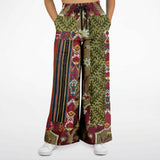Red Melange Flare Leg Joggers Flare Joggers - Thathoodyshop