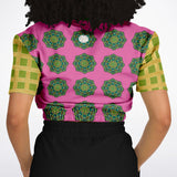 Jambalaya Cropped Sweater Cropped Short Sleeve Sweater - Thathoodyshop