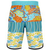 Blue Bullwinkle Basketball Shorts Basketball Short Rib - AOP - Thathoodyshop