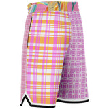 Pink Passion Basketball Shorts Basketball Short Rib - AOP - Thathoodyshop