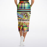 Green Apple Soho Pocket Maxi Skirt Pocket Skirt - Thathoodyshop