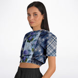 Blue Mystic Cropped Sweater Cropped Sweater - Thathoodyshop