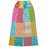 Maui Waui Hawaiian Patchwork Stretchy Phat Bellbottoms Bellbottoms - Thathoodyshop