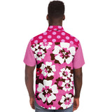 Shangri-La S/S Button Down Shirt Short Sleeve Button Down Shirt - AOP - Thathoodyshop