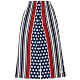 Sail Away Blue Polka Dot Stetchy Phat Bellbottoms Bellbottoms - Thathoodyshop