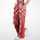 Red Tide Plaid Stretchy Phat Bellbottoms Bellbottoms - Thathoodyshop