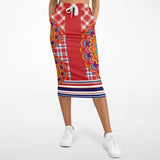 Hippy-Dippy Plaid Long Pocket Skirt Long Pocket Skirt - Thathoodyshop