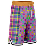 Mercury Retrograde Purple Vertical Basketball Shorts Basketball Shorts - Thathoodyshop