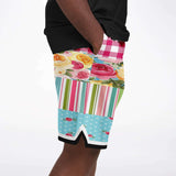 Parade of Roses Basketball Shorts Basketball Short Rib - AOP - Thathoodyshop