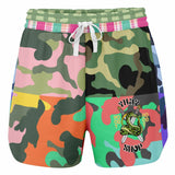 THS Snake Bite Camo Patchwork Running Shorts Running Shorts - Thathoodyshop